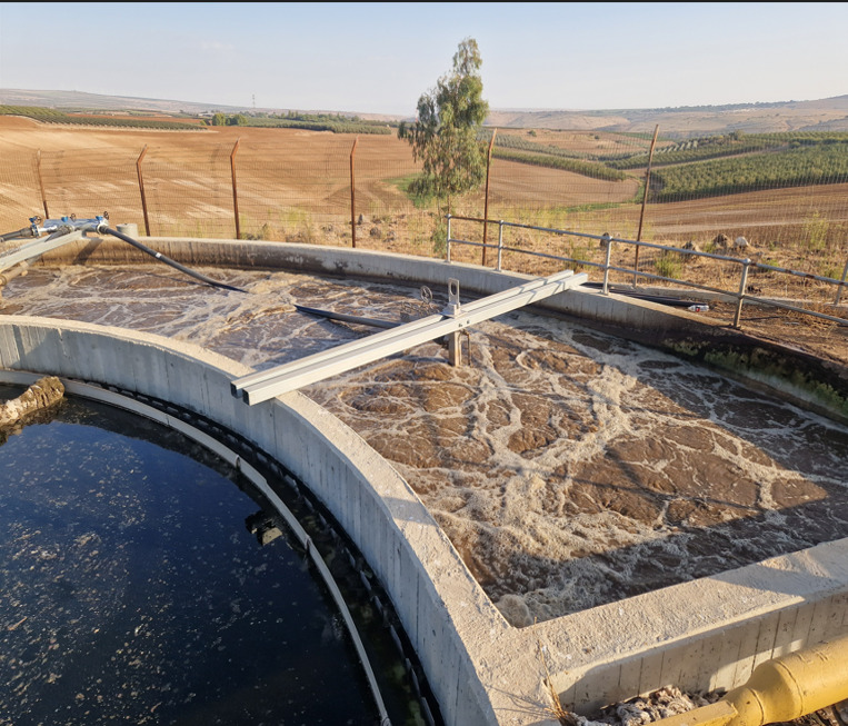 Kfar Tavor reactor after aeration upgrade